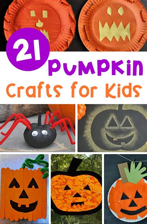 21 Adorable Pumpkin Crafts For Kids The Kindergarten Connection