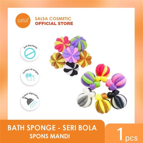 Jual SALSA Sponge Bola Series Spons Mandi Bath Shower Sponge Shopee