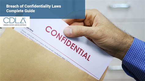breach of confidentiality laws complete guide criminal defence lawyers australia