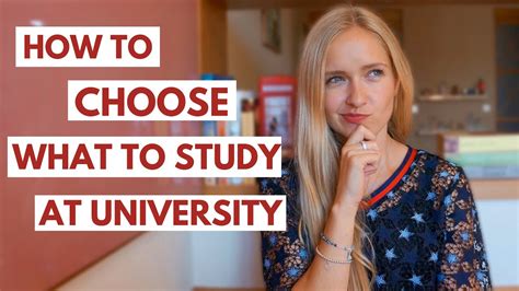 How Do I Decide What To Study At University Study Poster