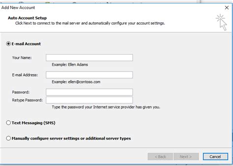 How To Configure Msn Email Account In Outlook 2016