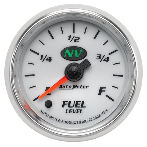 Auto Meter 7310 Nv Electric Programmable Fuel Level Gauge Thmotorsports