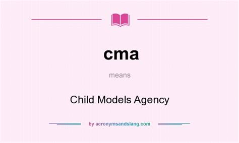 Cma Child Models Agency In Undefined By