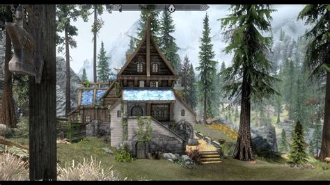 Riverwood Falls Manor And Bleak Mines Skyrim Special Edition House