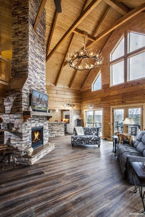 Custom Log Home By Honest Abe Log Homes Cabin Interior Design Rustic