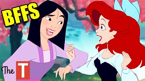 Disney Princesses Who Would Be Besties In Real Life Youtube