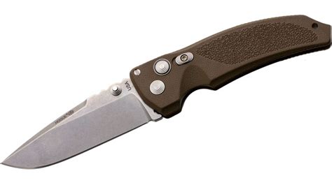 Hogue Ex03 35 Tactical Drop Point Blade With Matte Brown Polymer