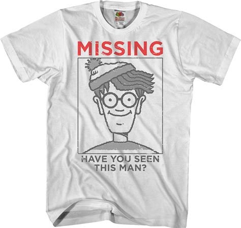 Missing Poster Wheres Waldo T Shirt