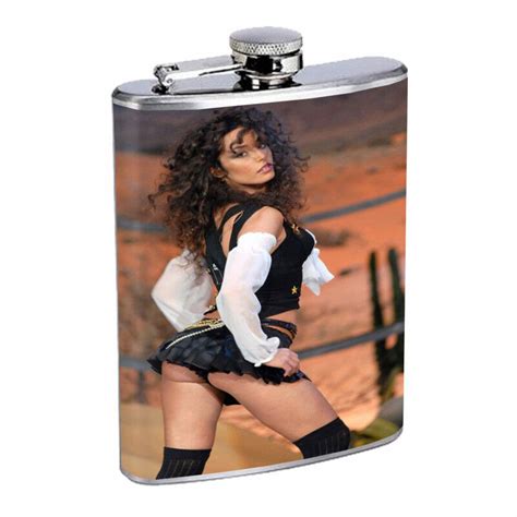 Colorado Pin Up Girls D4 Flask 8oz Stainless Steel Hip Drinking Whiskey