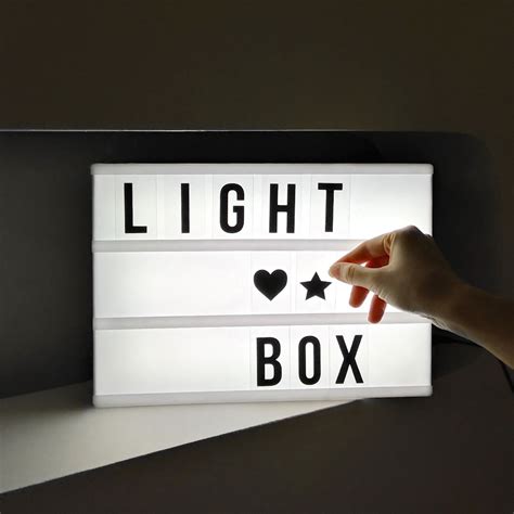 Buy Agm Light Box Led Night Lights A4 Diy