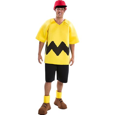 Charlie Brown Charlie Brown Deluxe Adult Halloween Costume Walmart