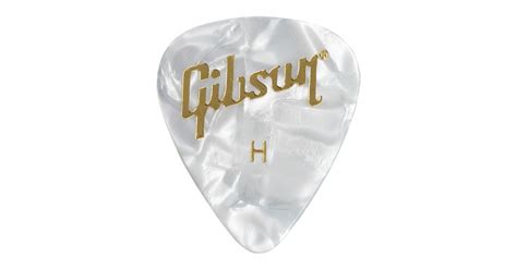 Gibson Standard Picks 12 Pack Heavy Pearloid White Gino Guitars