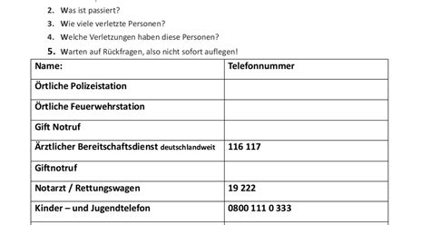 Telefonische erreichbarkeit durch 0203 283 + na. Notfall Telefonliste freunde Nachbarn.pdf | Telefon ...