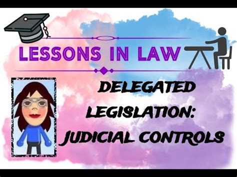 Delegated legislation is quick and can be easily removed if necessary if causing problems. Delegated Legislation: Judicial Controls - YouTube