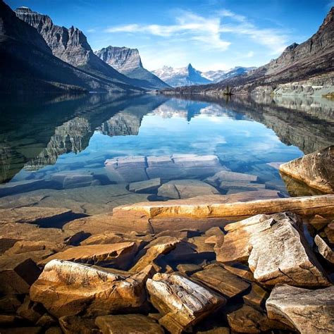 Saint Mary Lake Glacier National Park Photo By Scott
