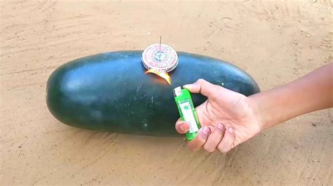 Experiment Watermelon Vs Firecracker Chakkri Youtube