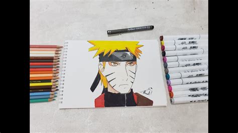 تعلم رسم ناروتو How To Draw Naruto Youtube