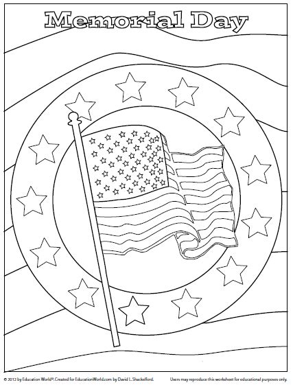 Printable Coloring Pages For Memorial Day