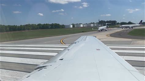 American E145 Takeoff From Charlotte Youtube
