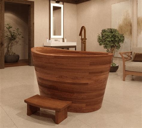 In the previous decade, regular hot tubs had and there is the dutchtub, a portable soaking tub that looks like a giant cereal bowl with an. Aquatica True Ofuro Wooden Freestanding Japanese Soaking ...