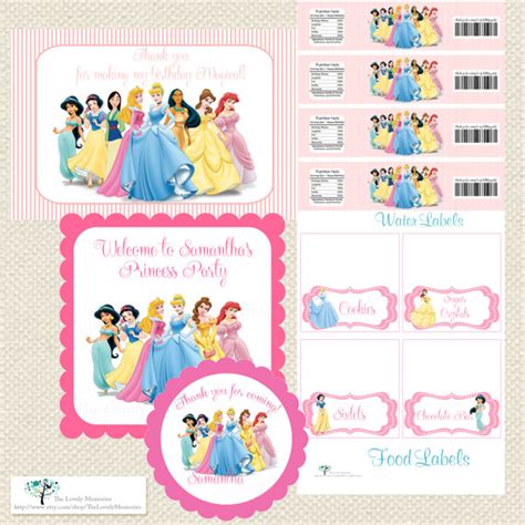 Free Disney Princess Party Printables Printable Templ