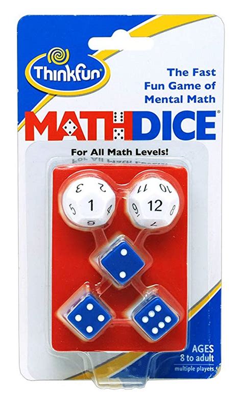 Math Dice Game Card And Dice Games Kids The Games Shop