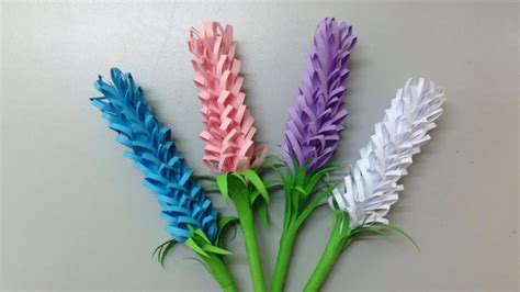 Hope you guys have been loving these doodle tutorial videos! How to make lavender paper flower | Easy origami flowers ...