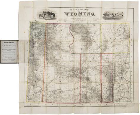 The Finest Early Map Of Wyoming Territory Published In Cheyenne