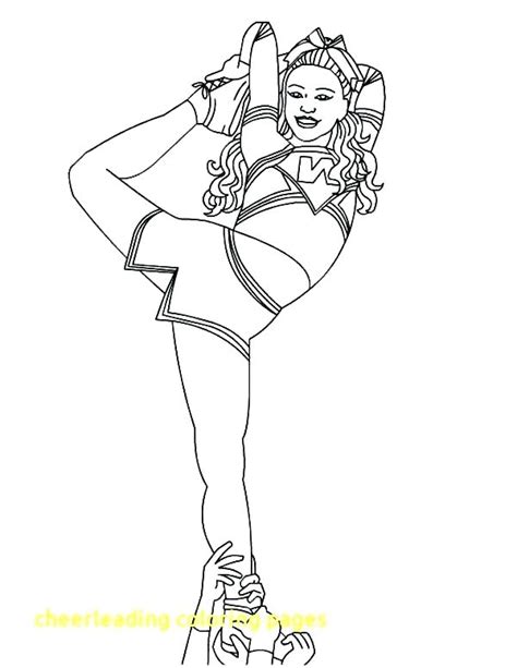 Cheerleader Megaphone Coloring Pages At Getcolorings Free