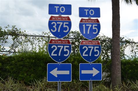 Florida Interstate 275 Interstate 175 And Interstate 375 Aaroads