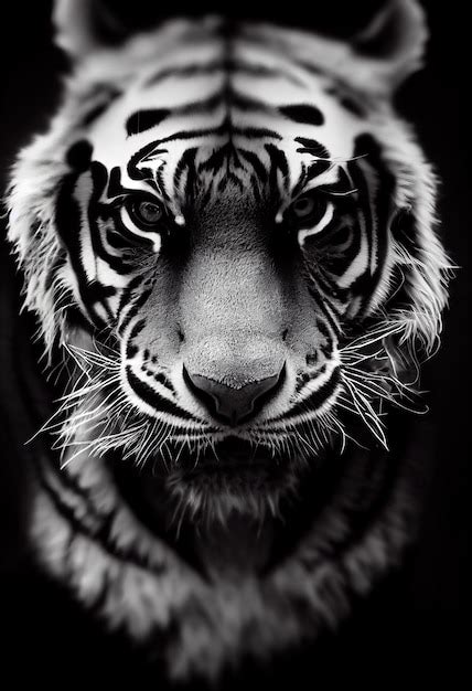 Black And White Tiger Images