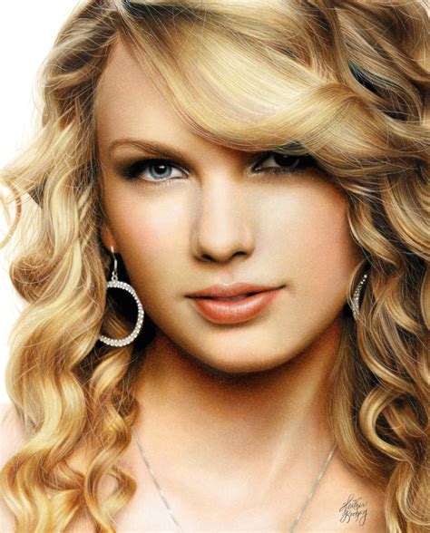 Heather Rooney Art — Colored Pencil Drawing Of Taylor Swift By Heather