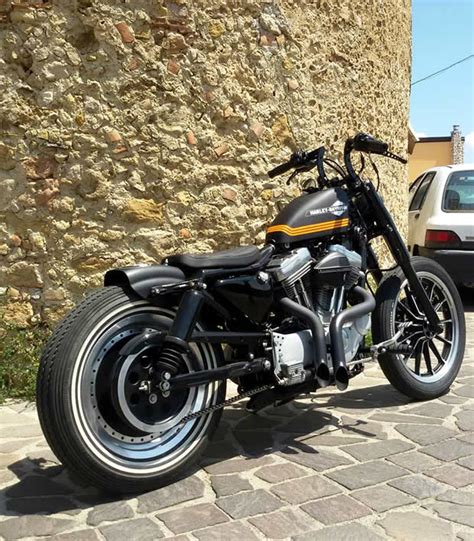 Sportster Bobber By Franks Garage Cafe Moto Custom Blog Harley
