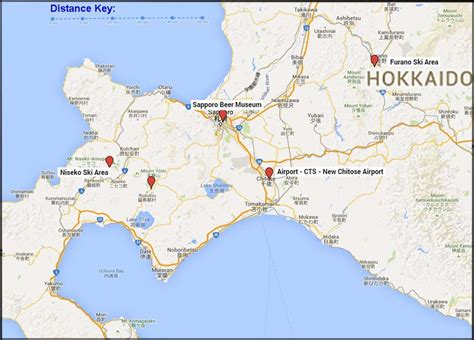 This is a map of hokkaido, you can show street map of hokkaido, show satellite imagery(with the tsugaru strait separates hokkaido from honshu. 2016 Ski Hokkaido Japan