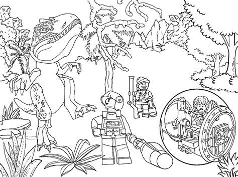 Disegni Da Colorare Di Jurassic World Lego Disegni Di Jurassic Park