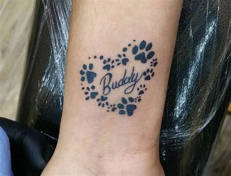 25 Best Dog Paw Print Tattoos On Wrist The Paws Cool Wrist Tattoos