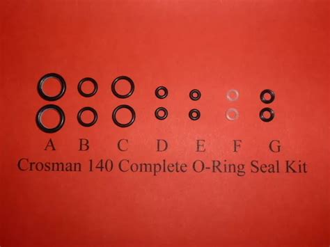 Crosman Model 140 Two Complete O Ring Seal Kits For 22 Cal 1195