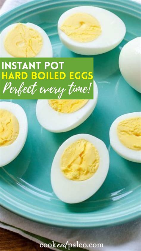 Instant Pot Hard Boiled Eggs | Easy instant pot recipes, Healthy instant pot recipes, Instant ...