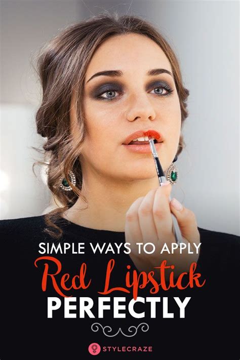 How To Wear Red Lipstick Perfectly A Step By Step Tutorial Wear Red