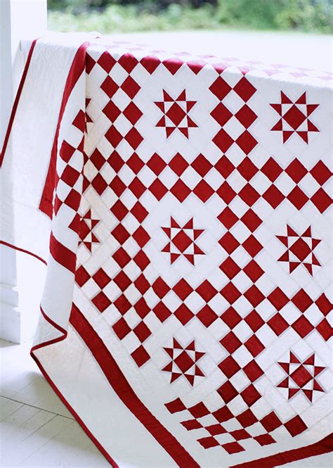 Create A Classic Red And White Quilt Quilting Digest