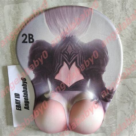 Game Nier Automata Mouse Pad Wrist Rest Yorha 2b 3d Buttock Mousepad Anime For Sale Online Ebay