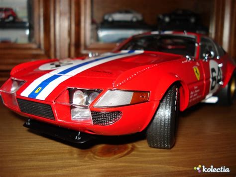 Free shipping for many products! 1:18 Kyosho Ferrari 365 GTB/4 Daytona Competizione 1977 Red - Kolectia