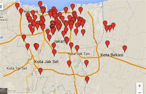 Dimana Saja Titik Banjir Jakarta Hari Ini Bhineka Artikel