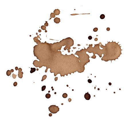 16 Coffee Stains Splatter Png Transparent Vol 2