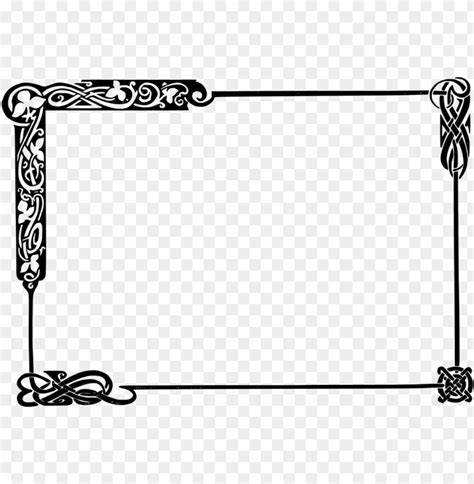 Borders And Frames Knot Celts Picture Art Celtic Knot Border Png Image With Transparent