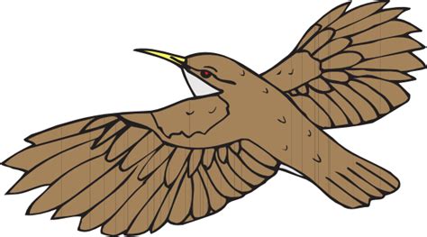 Brown Bird Flying Clip Art At Vector Clip Art Online