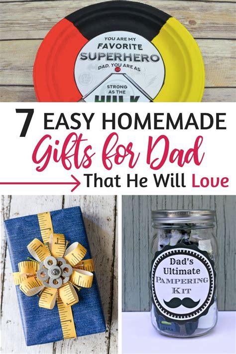 Gifts for dad from daughter son kids wife fathers day,birthday gift ideas for men him,unique personalized dad gifts,hammer multitool(world's looking for the perfect gift for dad from the kids? Easy Homemade Gifts for Dad that are Budget Friendly in ...