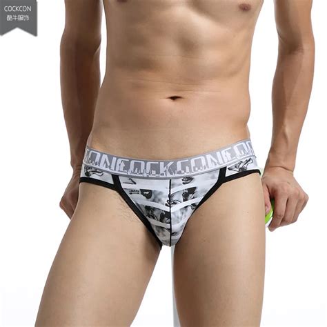 cockcon cotton mens underwear male briefs sexy pouch underpants for man low waist men s briefs