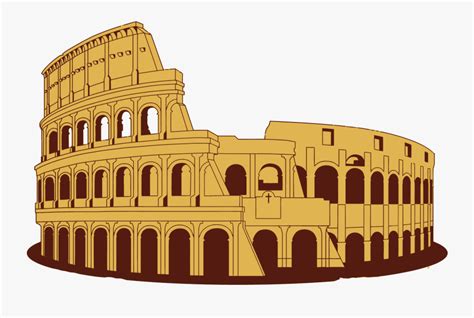 Colosseum Rome Cartoon Free Free Transparent Clipart Clipartkey