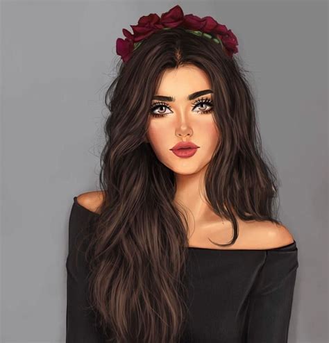 Pin By Muneera On Asooly Cute Girl Drawing Sarra Art Girly Pictures